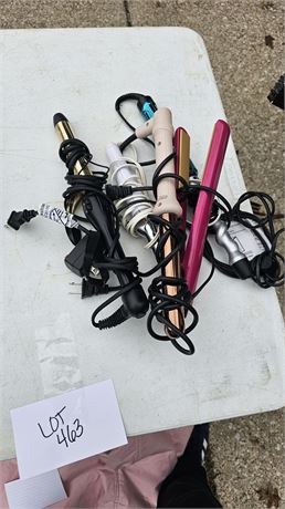 Ladies Mixed Size Curling Irons & Flat Irons