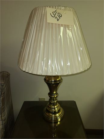 Brass-tone Table Lamp