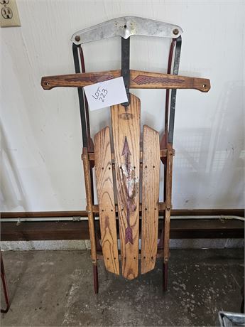 Flexible Flyer Wood Sled