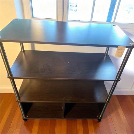 4 Tier Wood Display Shelf