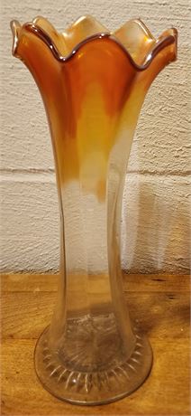 Imperial Carnival Glass Vase