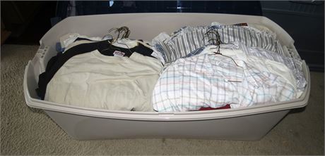 Tote Of Assorted Clothing