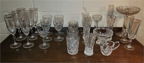 Assorted Crystal Barware