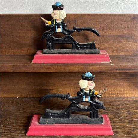 Pair of Cast Metal Nutcrackers