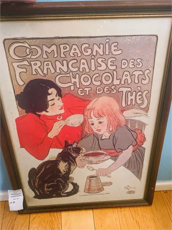Framed Art Print Compagnie Française des Chocolats et des Thés