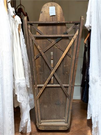 Vintage Wooden Folding Ironing Board