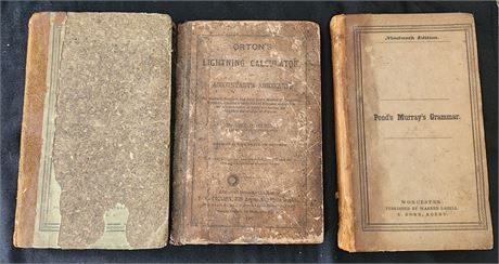 Antique Books: School Books