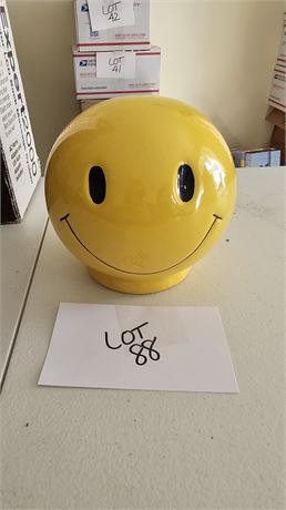 Vintage Smiley 70's Bank