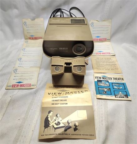 View Master Standard Projector & Reels