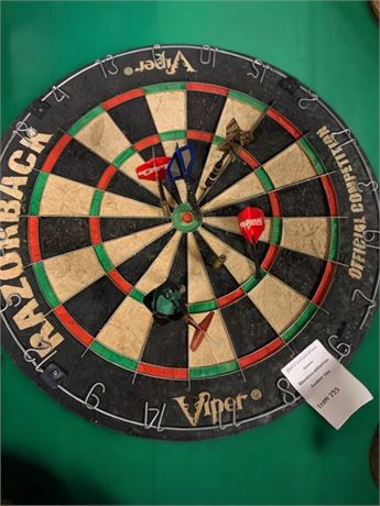 Viper Razorback Sisal Dartboard Official Competition For Steel & Soft Tip Darts
