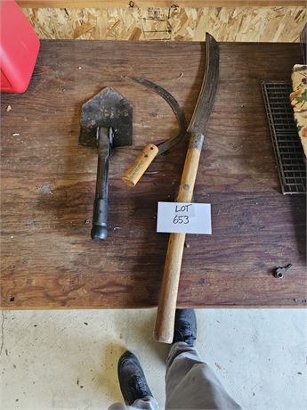 Champion True Temper Scythe, Village Blacksmith Brush Knife & More