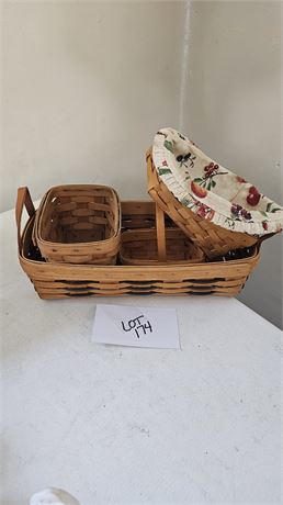 Mixed Longaberger Baskets