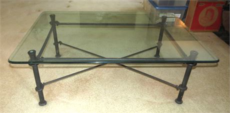 Glass Top Coffee Table