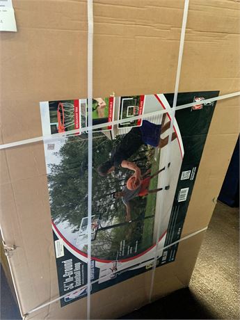 Spalding NBA 54-Inch Tempered Glass In-Ground Basketball Hoop