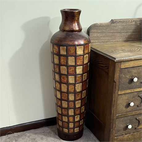 Pier One Large/Tall/Heavy Ceramic Floor Vase - 37"T