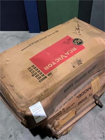 Vintage RCA Victor TV Stand (Lot of 7) (In Boxes)