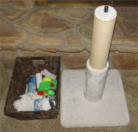 Scratching Post & Cat Toys