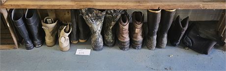 Men's Size 10.5-11 Rubber Boots, Steel Toe Boots & More