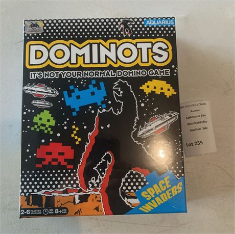 Aquarius Space Invaders Dominots Game