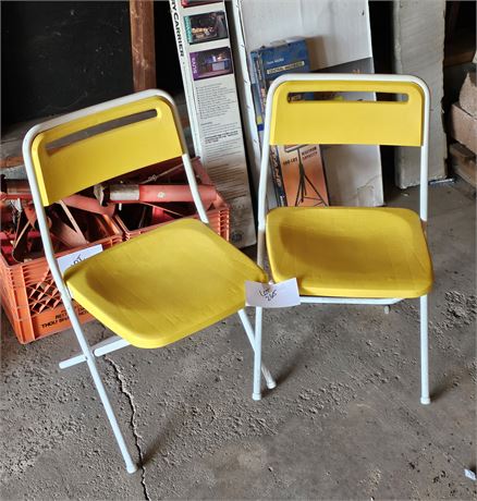 Yellow Metal Frame Costco Yellow Folding Chairs
