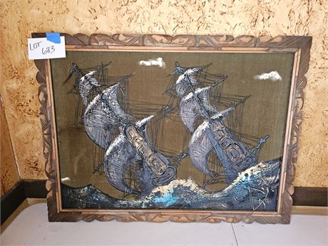 Velvet Ship Painting