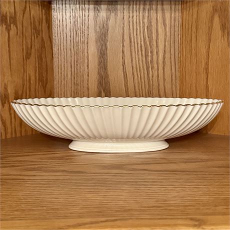 Lenox Fluted Collection Oval Centerpiece Bowl - 13.25"