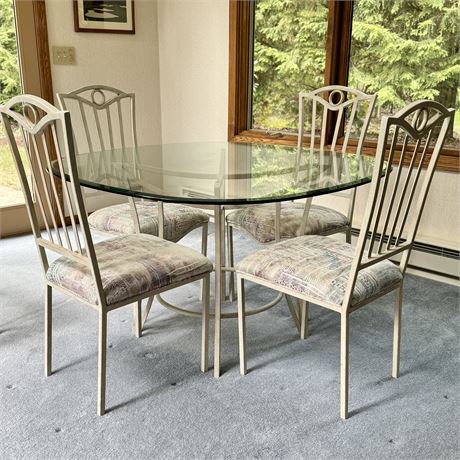 Retro 1980's 5-Piece Casual Dining Set