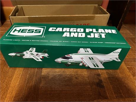 NEW IN BOX Collectible HESS Cargo Plane and Jet