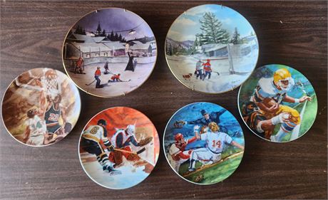 Vintage Sport "Moments of Victory" Commemorative Plates