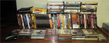 DVD's, CD's, Blue Ray