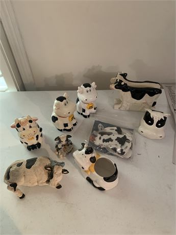 Cow Collectible Figurine Lot