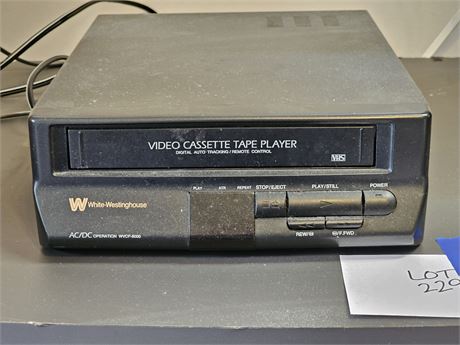 Westinghouse Video Cassette Player