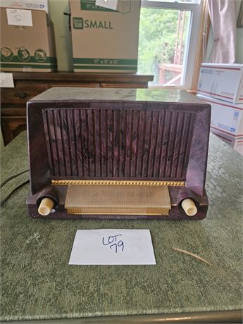Vintage AM Tube Radio