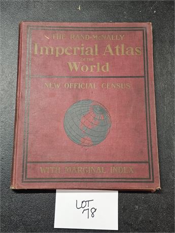 1911 Rand-Mc Nally Imperial Atlas