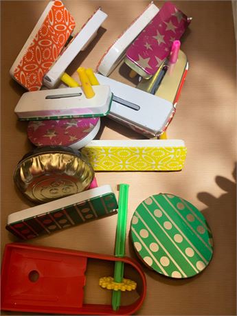 Assorted Party Noisemakers in Various Colors and Designs