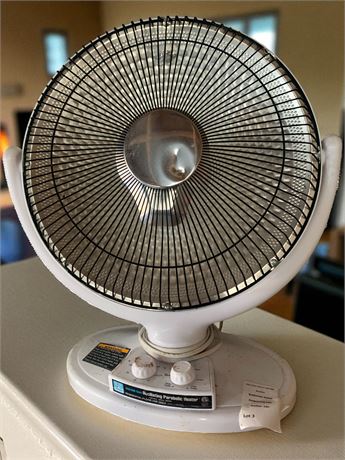 Oscillating Parabolic Electric Heater (Works)