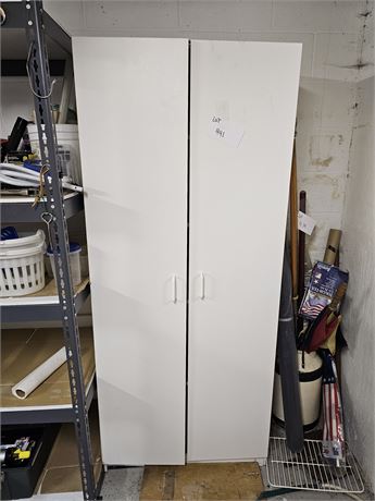 White Storage Cabinet