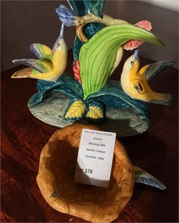 Stangl Pottery Double Hummingbird Figurine Model #3599