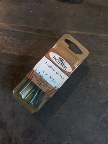 Reed & Prince 3/16 Toggle Bolt 2-Packs Boxed Lot