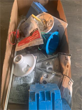 Lot Of Misc Electrical Lighting/Fixture Installation Components