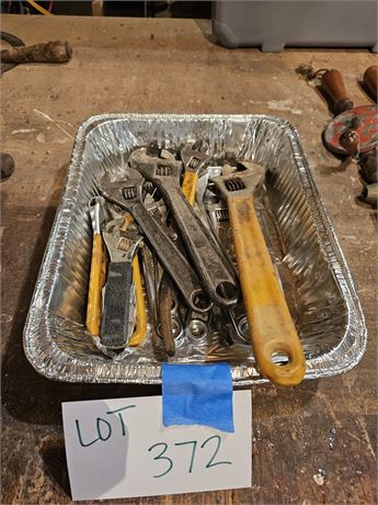 Mixed Lot of Adjustable Wrenches