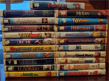 Disney VHS Lot 2