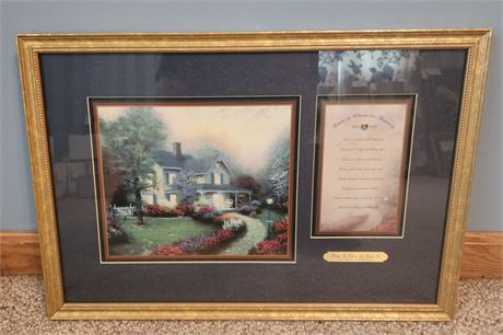 Thomas Kinkade "Home Is Where The Heart Is"