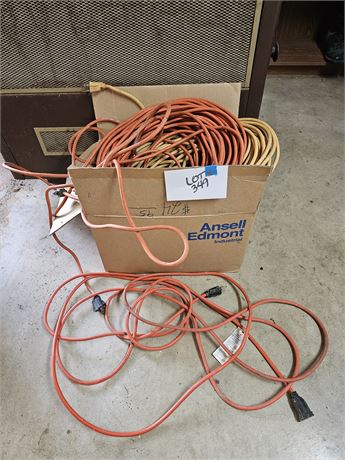 Large Lot of Heavy Duty Electrical Cords