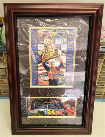 Jeff Gordon Shadowbox W/Car