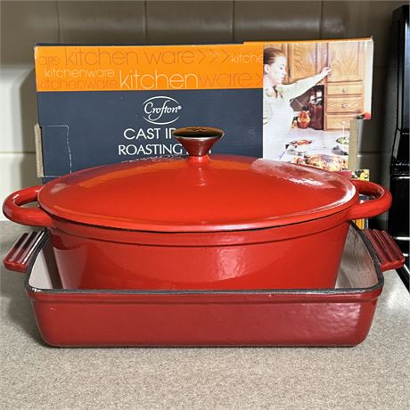 Enameled Cast Iron Dutch Oven and 9 x 12" Baking Dish