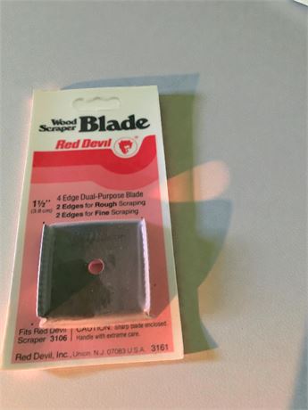 Red Devil 1-1/2" 4 Edge Dual-Purpose Blade Lot - 6 Boxes