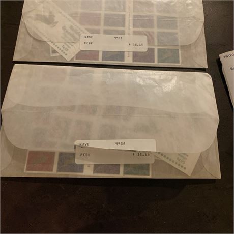 2 US Postal Stamp Sealed Packs 1998 Holiday $18.15 Each