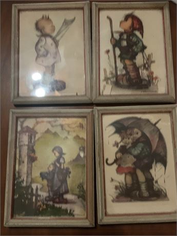 M.I. Hummel Framed Art Prints By Logan McCormick Columbus, Ohio Set of 5