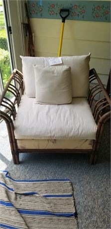 Vintage Rattan Patio Chair